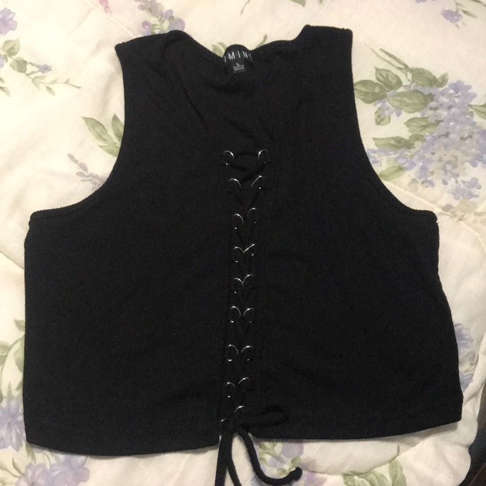 Forever 21 Black Crop Top